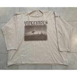 Kanye West YZY Yeezy Gosha Vultures Long Sleeve Shirt Volume 1 Album Size 3 Flaw